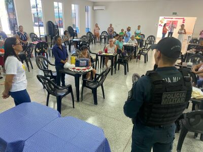 Imagem da notícia PM realiza Dia D da Operação Virtude, com ações de cuidado e conscientização a idosos em Alcinópolis e região norte